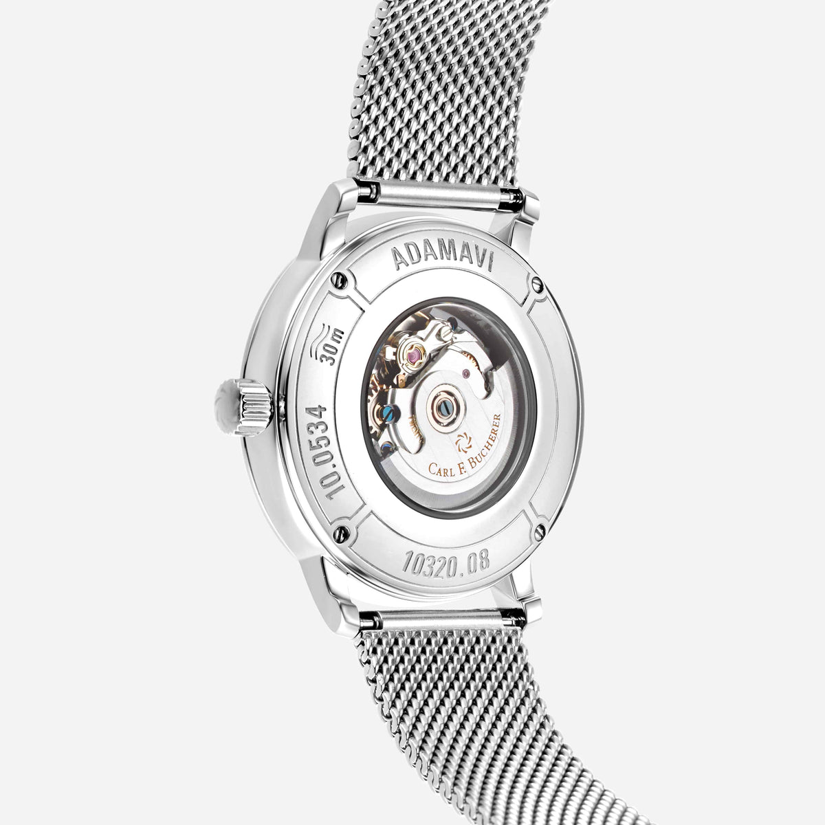 Carl F. Bucherer Adamavi Date Stainless Steel Women's Automatic Watch 00.10320.08.13.21