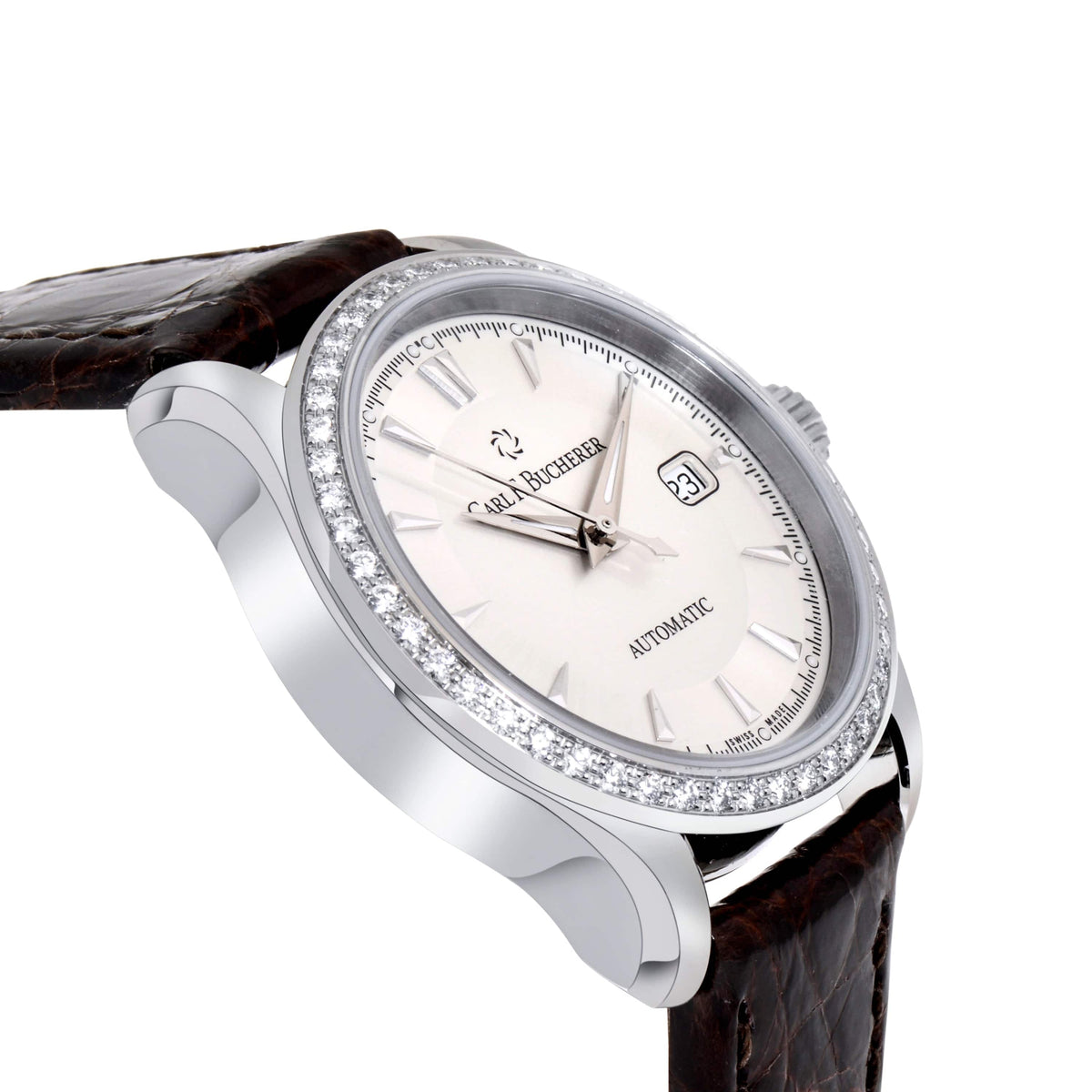 Carl F. Bucherer Manero Autodate Diamond Women's Automatic Watch 00.10911.08.13.11