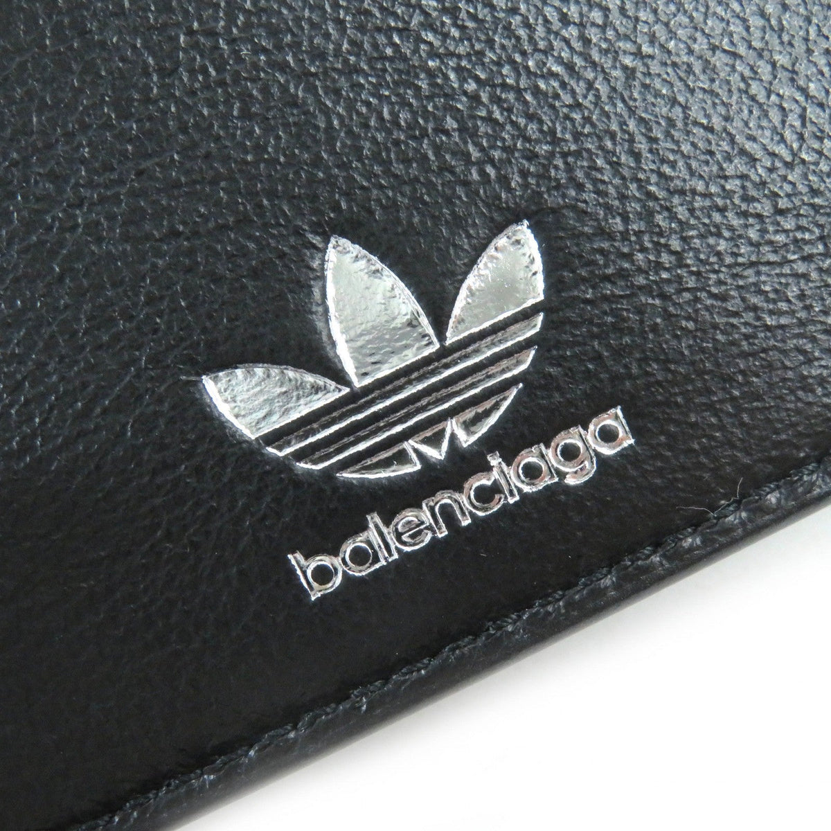 balenciaga Leather Bifold Wallet with Logo