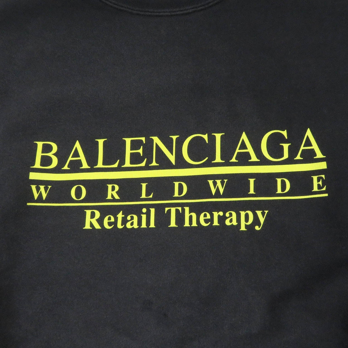 balenciaga Distressed Oversized Sweatshirt XS