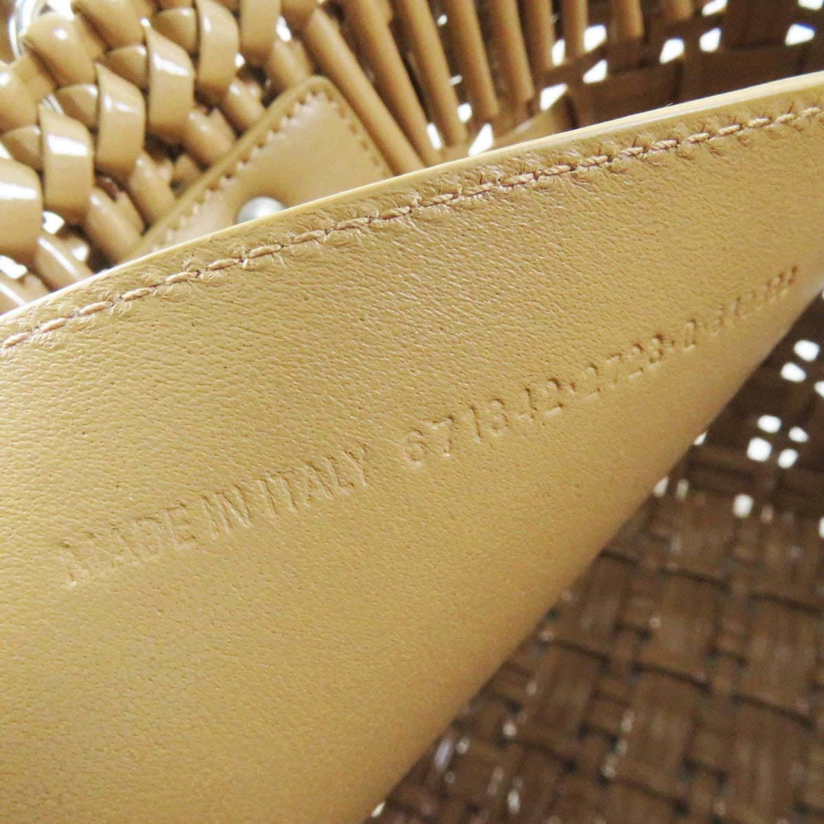 balenciaga Bistro XS 2WAY Bucket Bag Beige