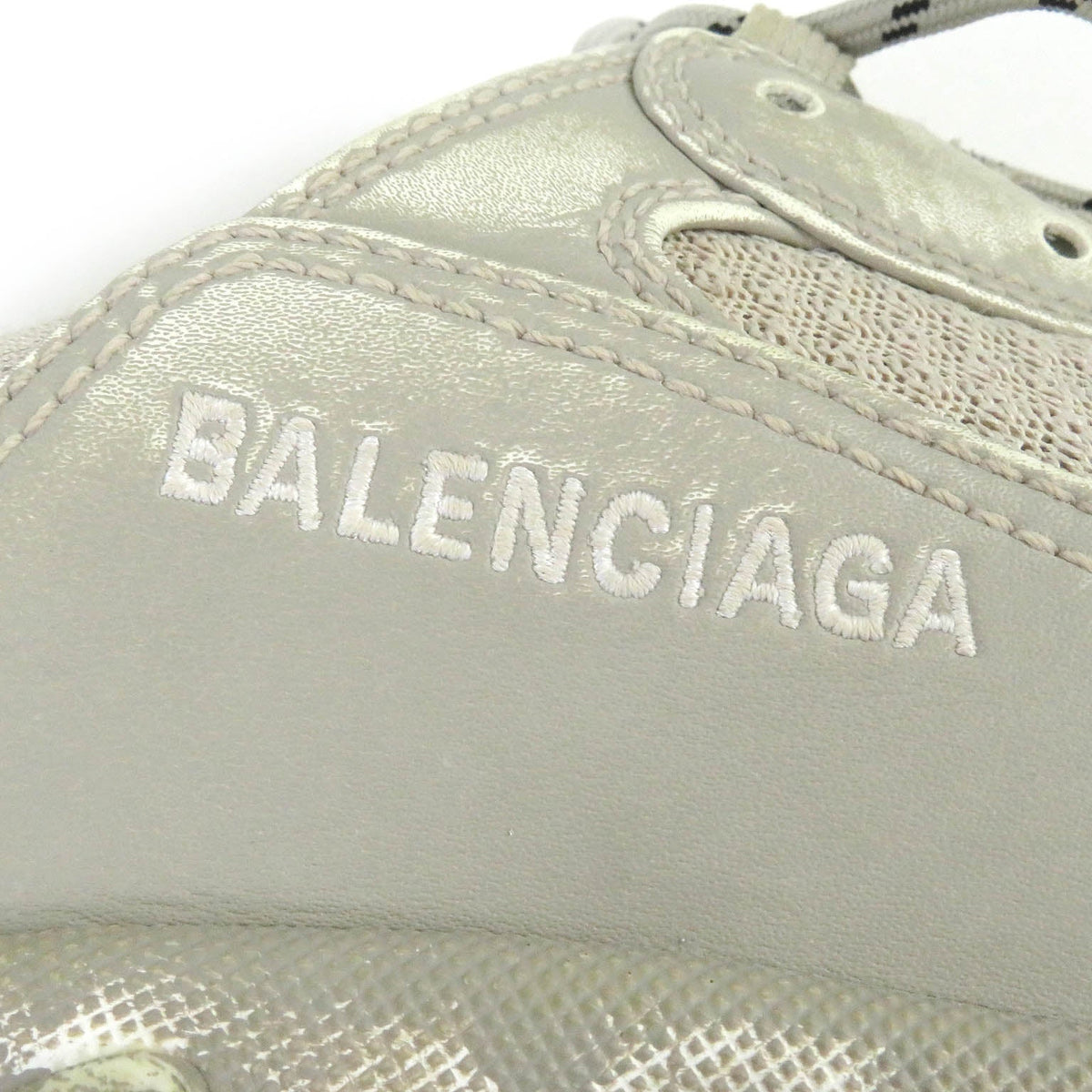 balenciaga Triple S Distressed Dad Shoes