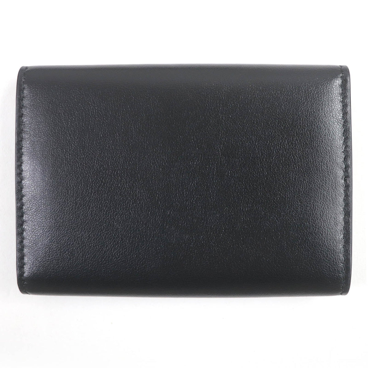 balenciaga Logo Card Case Leather Key Holder