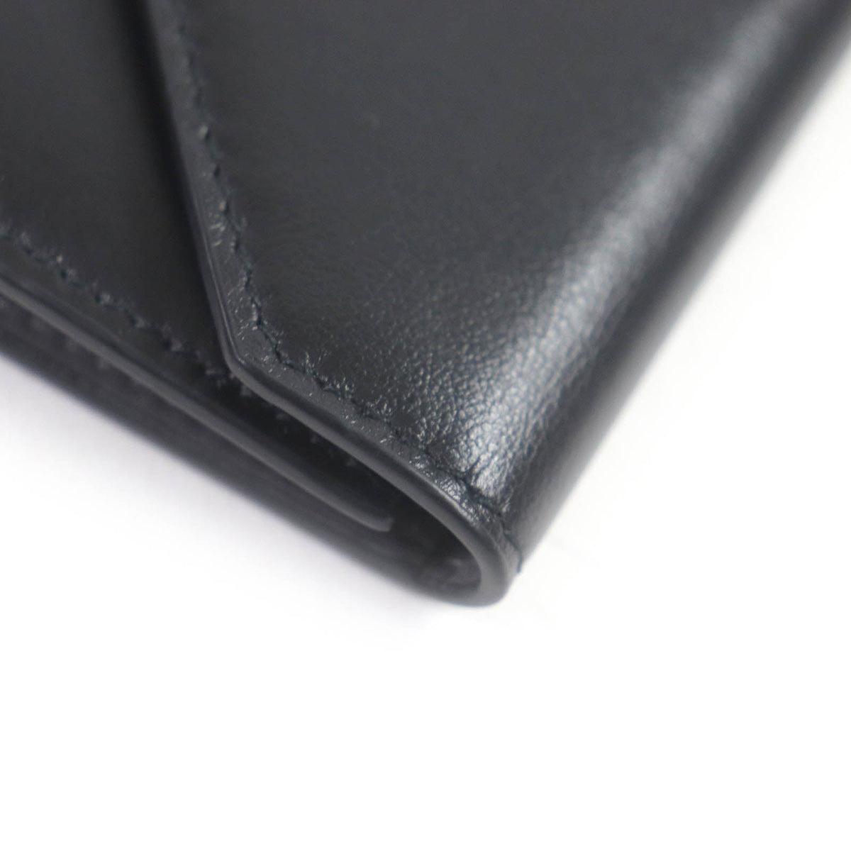 balenciaga Logo Card Case Leather Key Holder