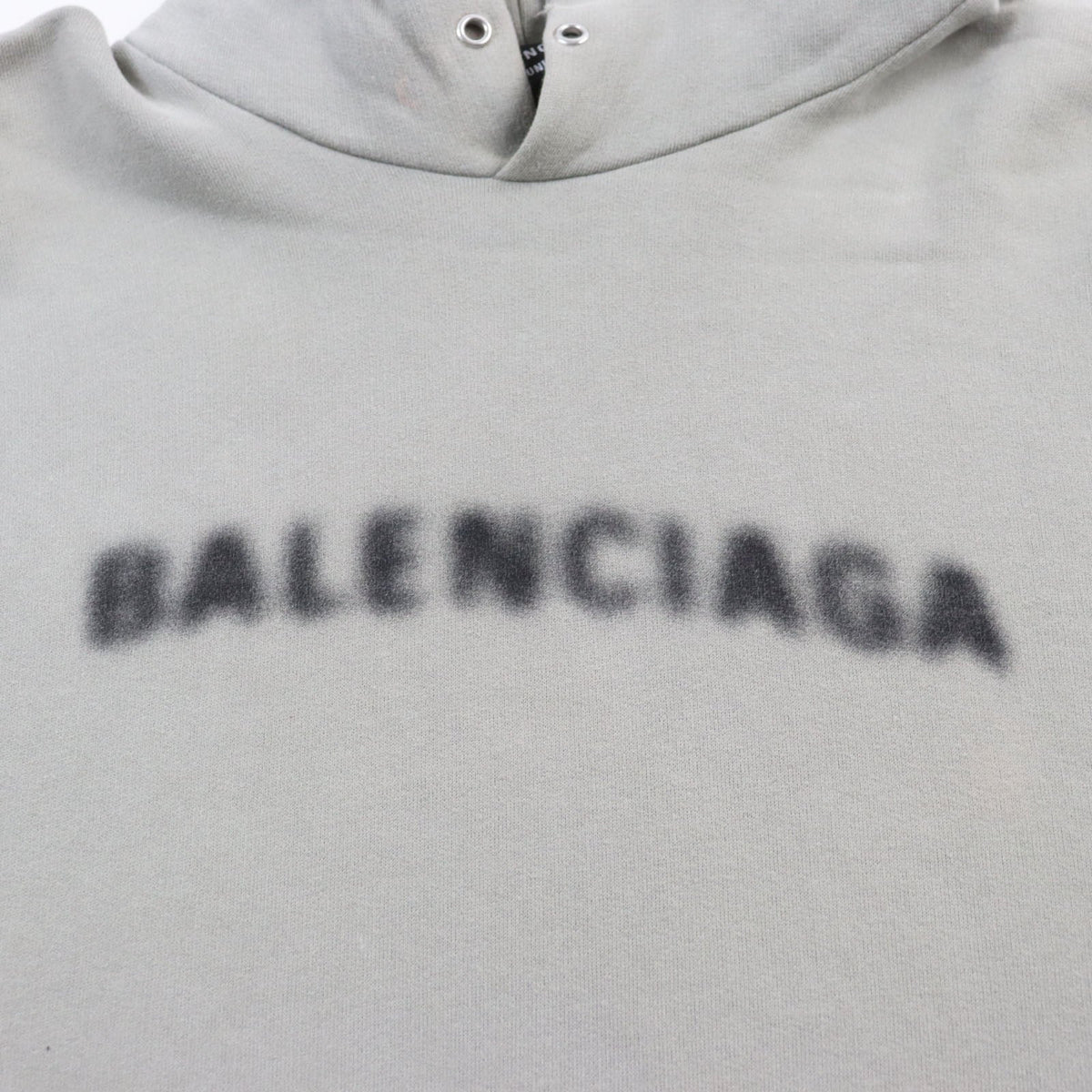 balenciaga Distressed Pixel Logo Pullover XS