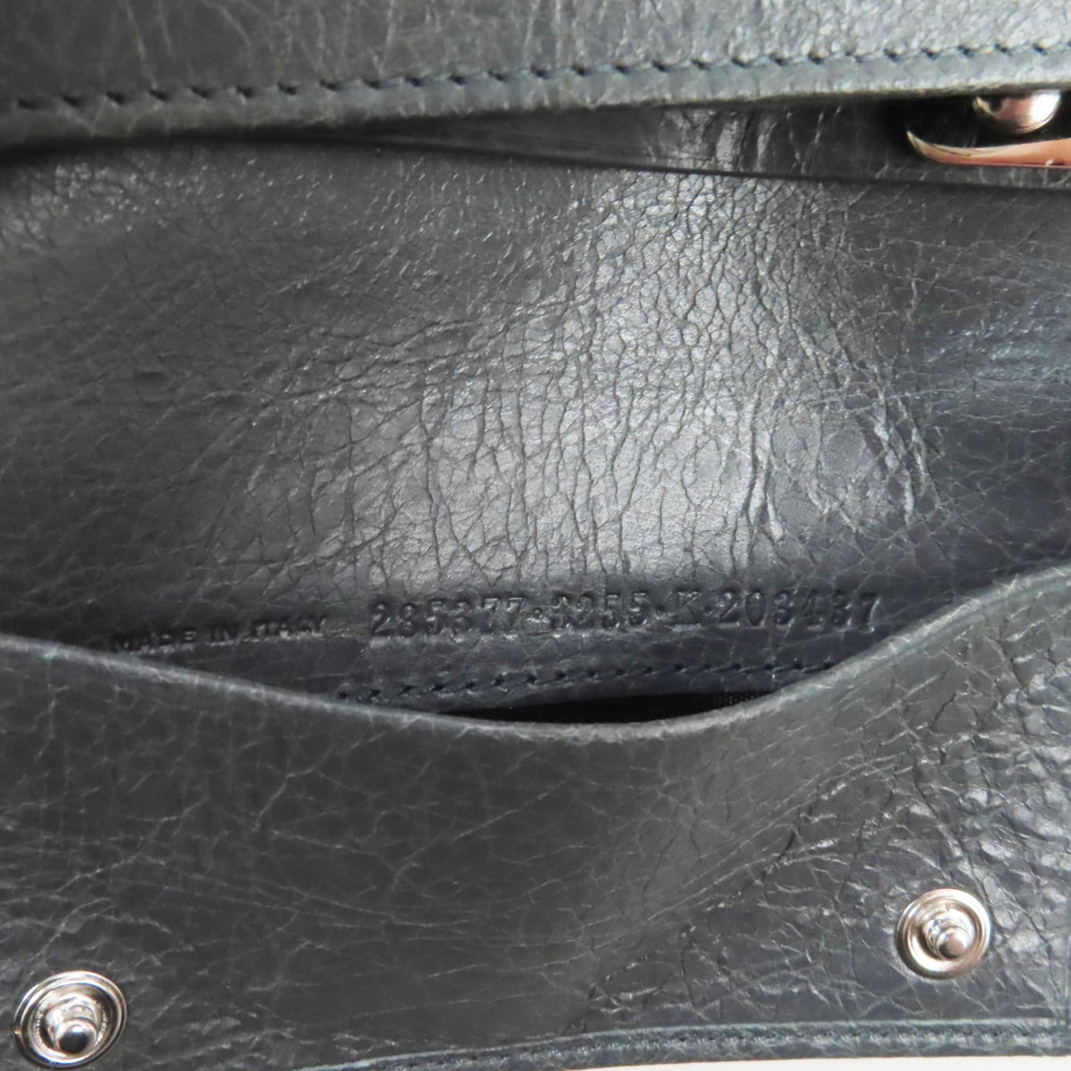 balenciaga Leather Key Holder Gray
