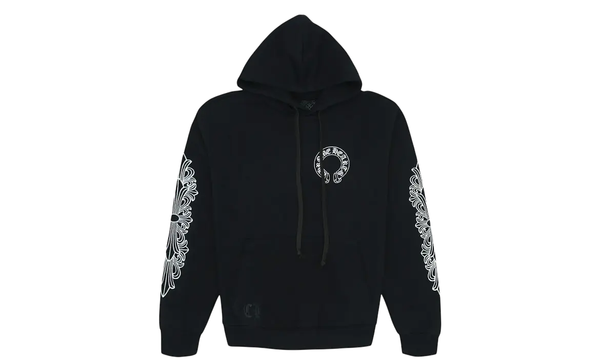 Chrome Hearts Horseshoe Floral Hoodie
