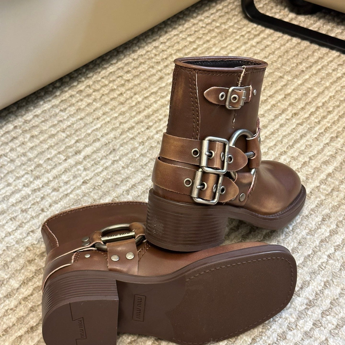 MIU M BOOTS