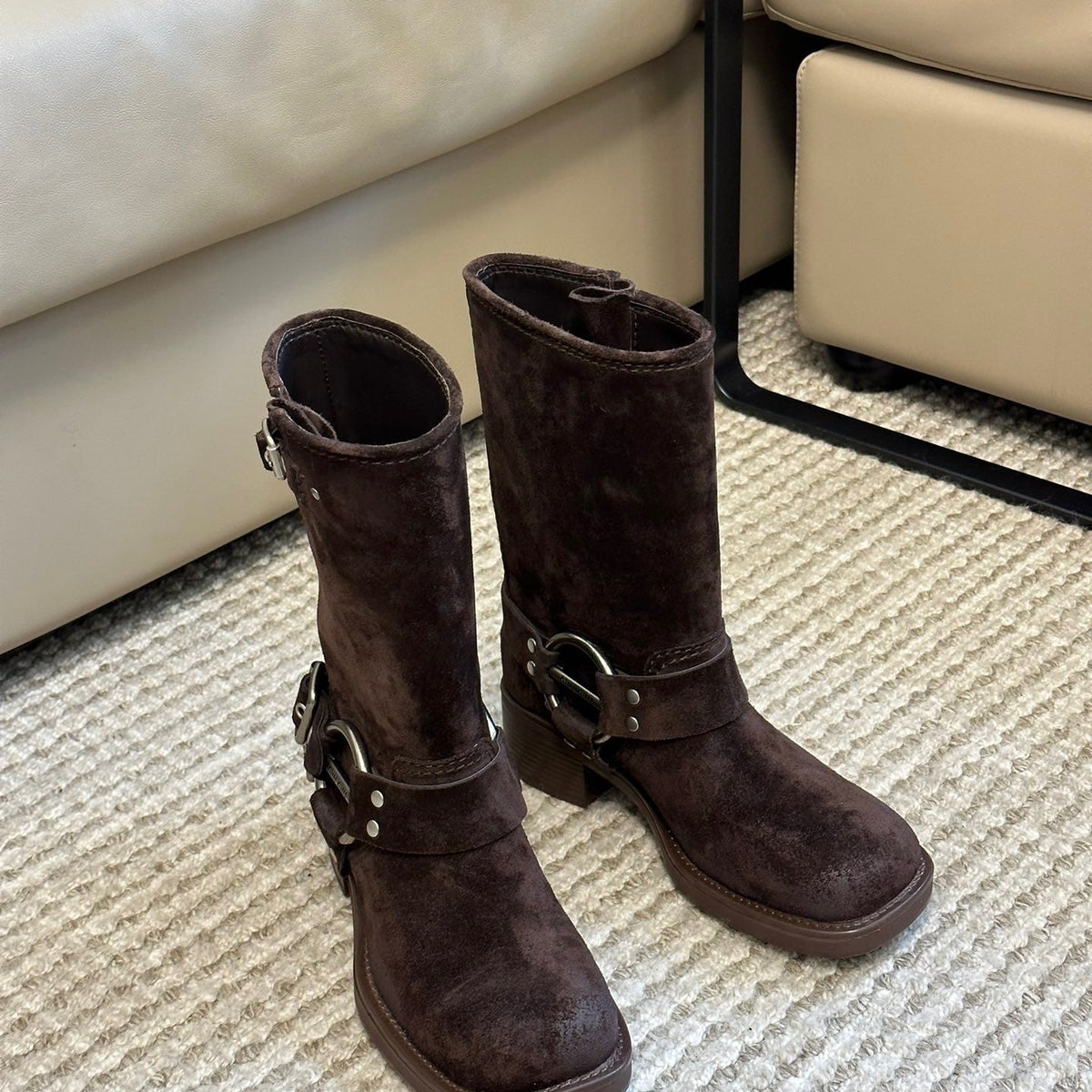 MIU M BOOTS