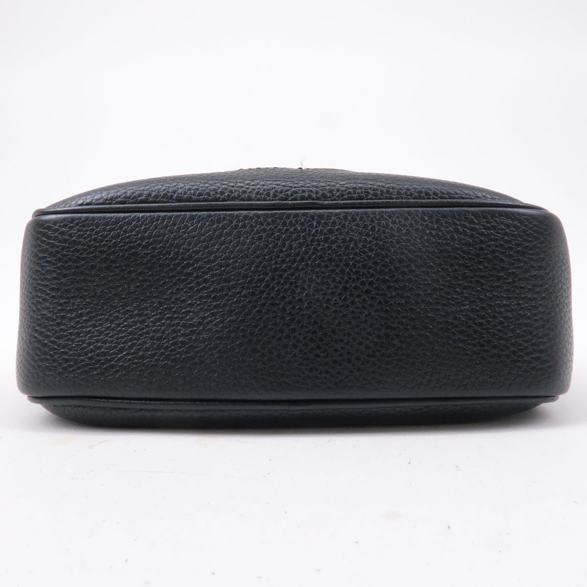 GUCCI SOHO Small Disco Leather Shoulder Bag Black 308364