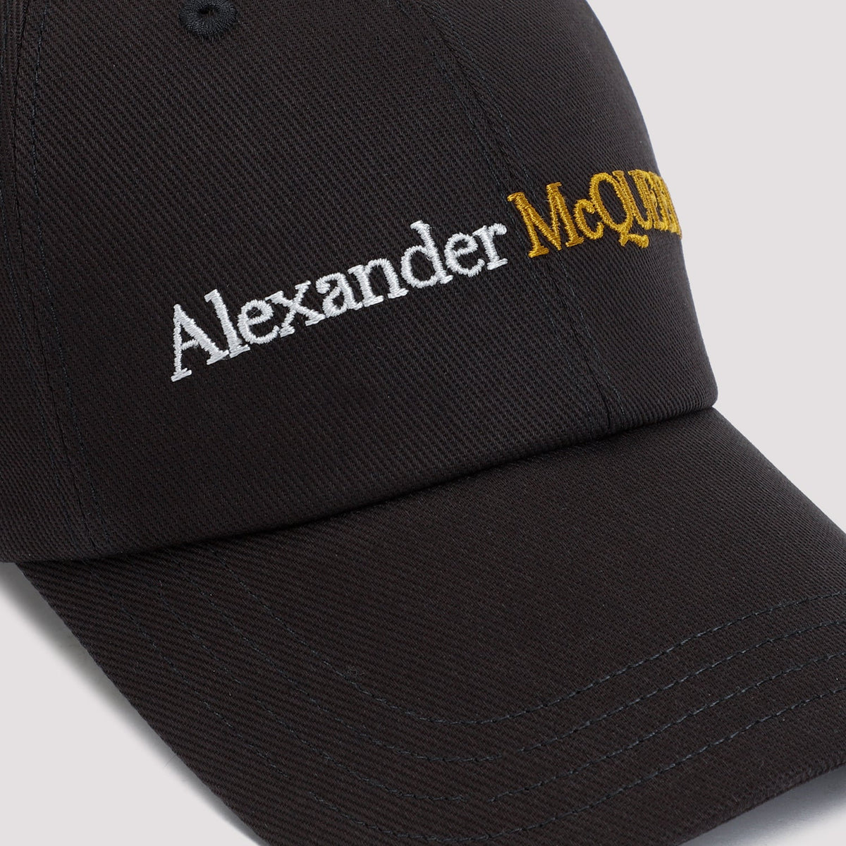 Alexander Mcqueen Classic Logo Bicolor Hat Men