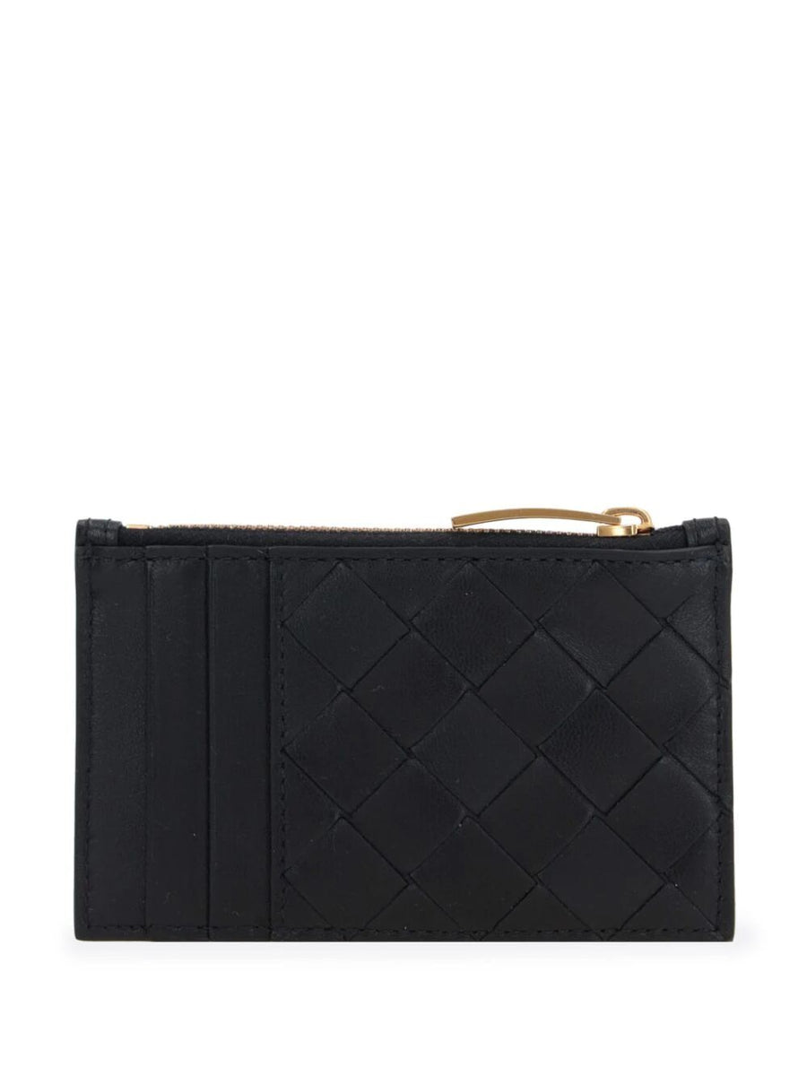 Bottega Veneta Women Portacarte Intrecciato Con Zip