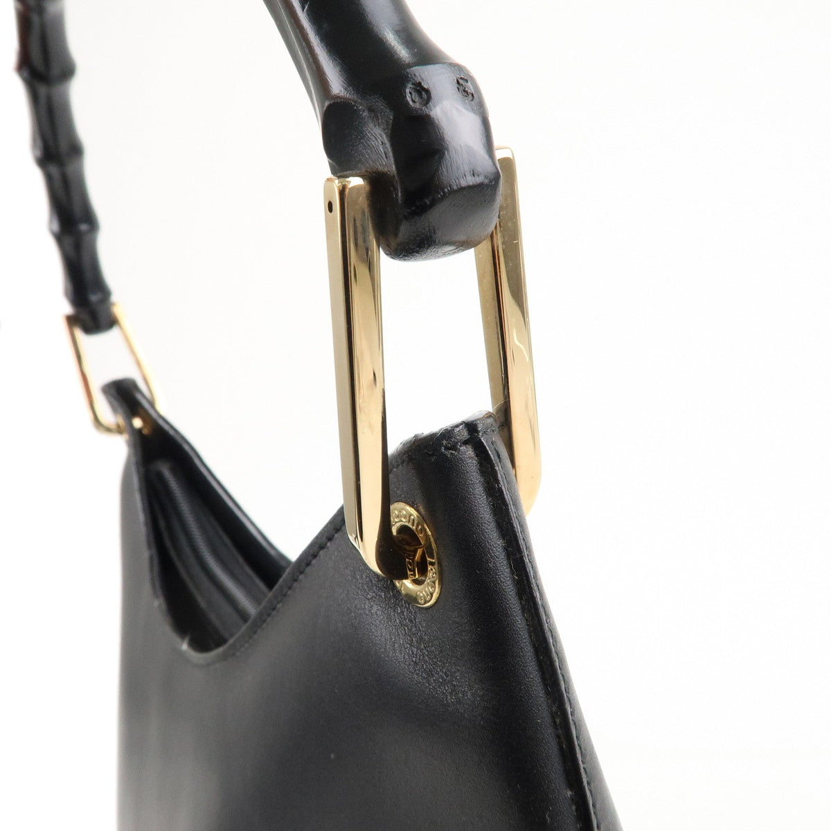GUCCI Set of 2 Bamboo Leather Shoulder Bag 001.3006/001.1241.3007
