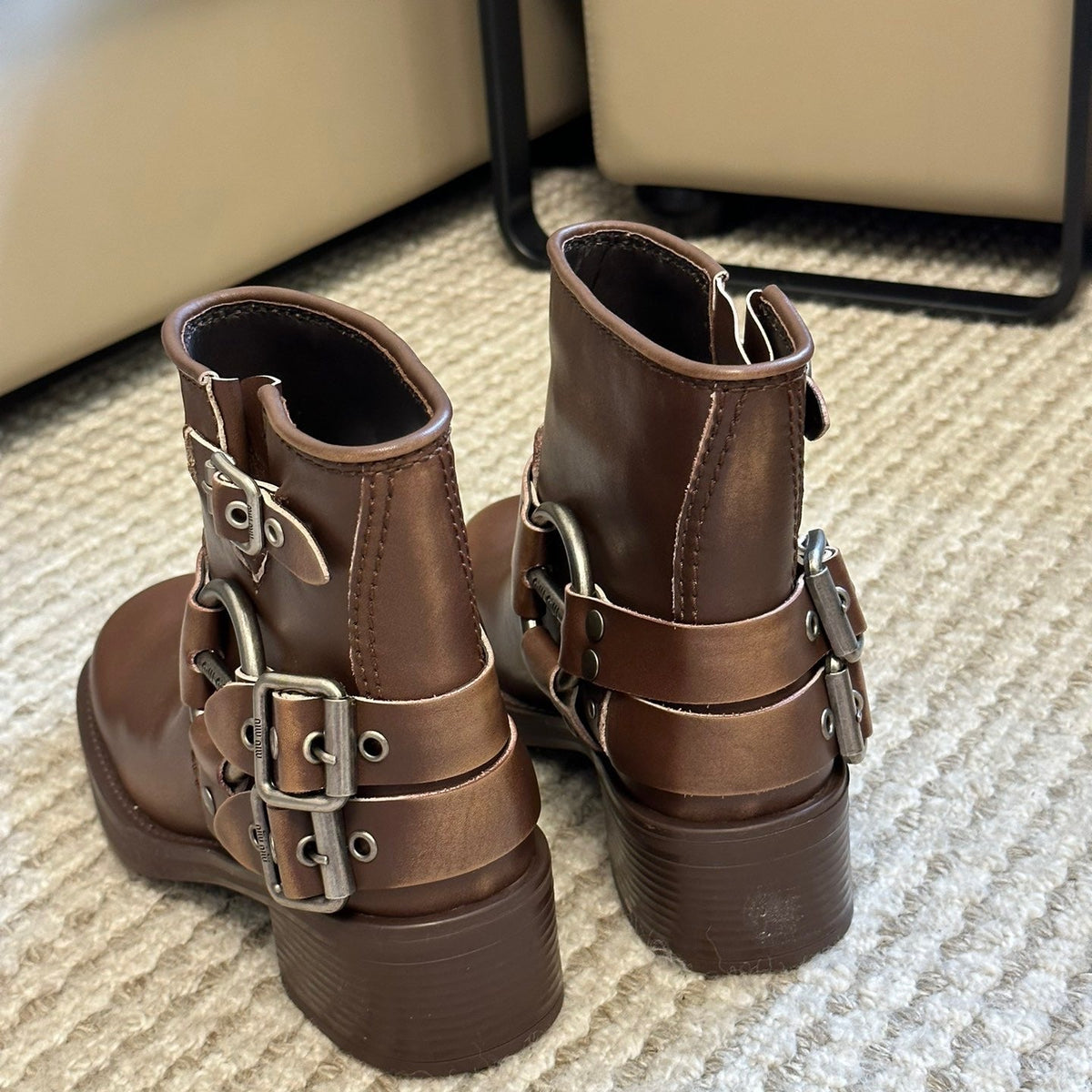 MIU M BOOTS