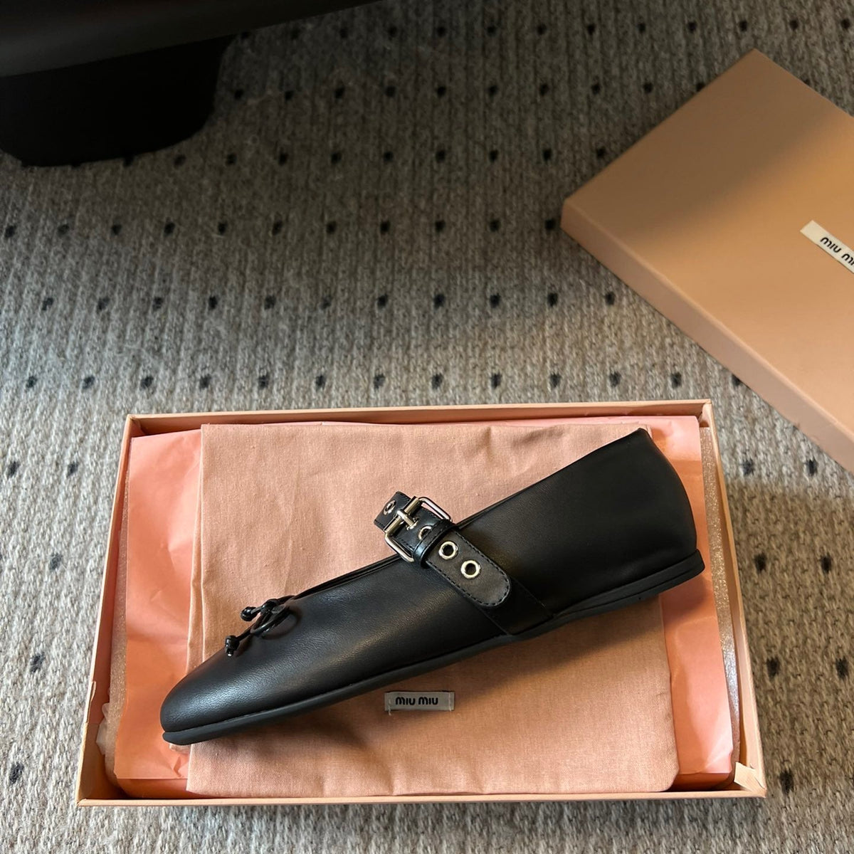 MIU M BALLERINA FLATS