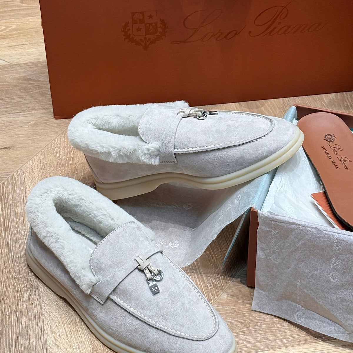 LORO P SUMMER CHARMS LOAFERS