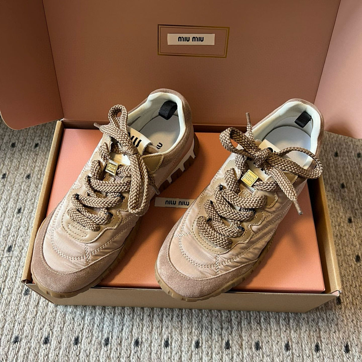 MIU M TYRE SNEAKERS