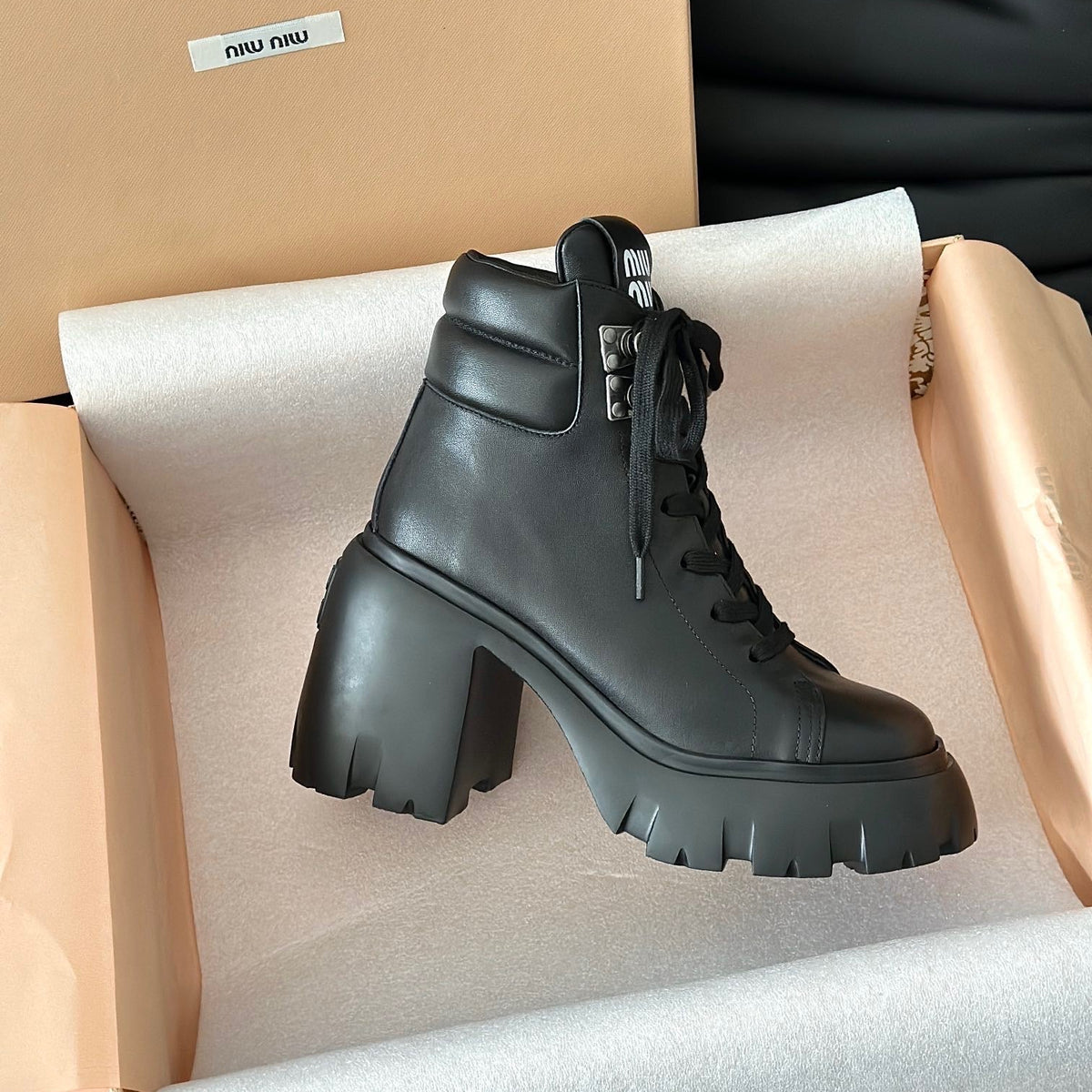 MIU M BOOTS