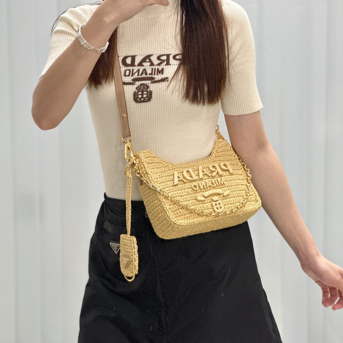 PD RE-EDITION CROCHET MINI BAG