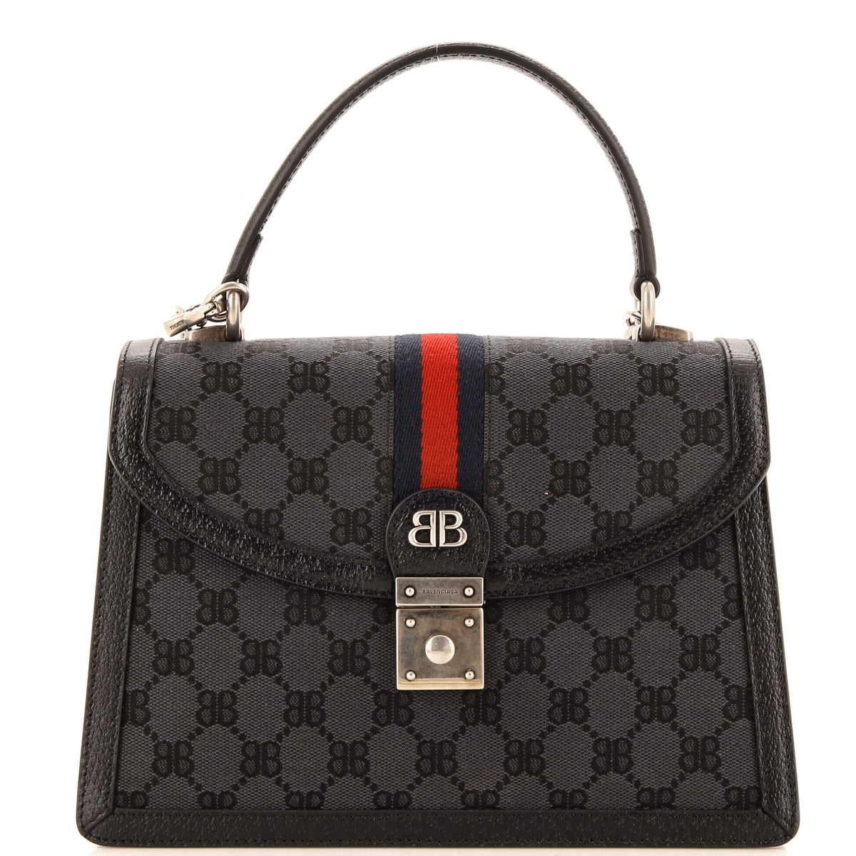 Balenciaga x Gucci The Hacker Project Top Handle Bag BB Canvas Small