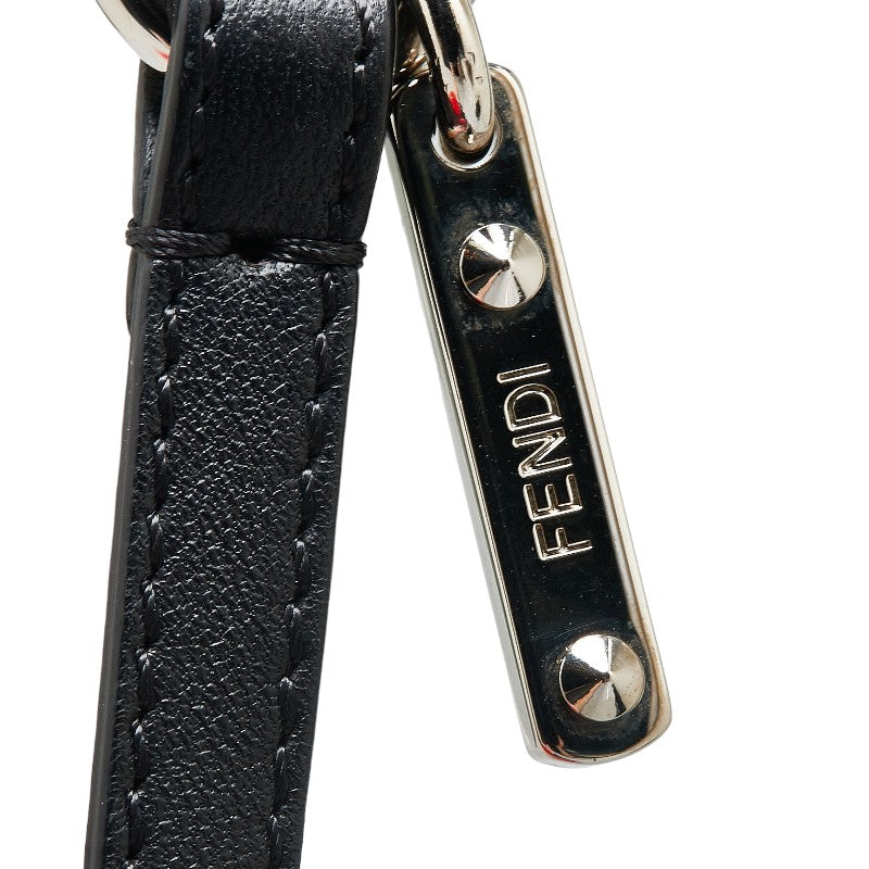 Top quality Fendi Monster Fur Leather Bag Charm Keychain