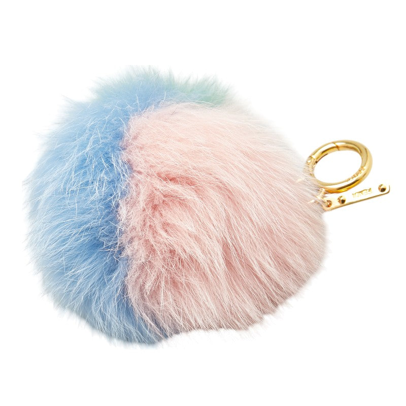 Top quality Fendi Fur Leather Bag Charm Keychain