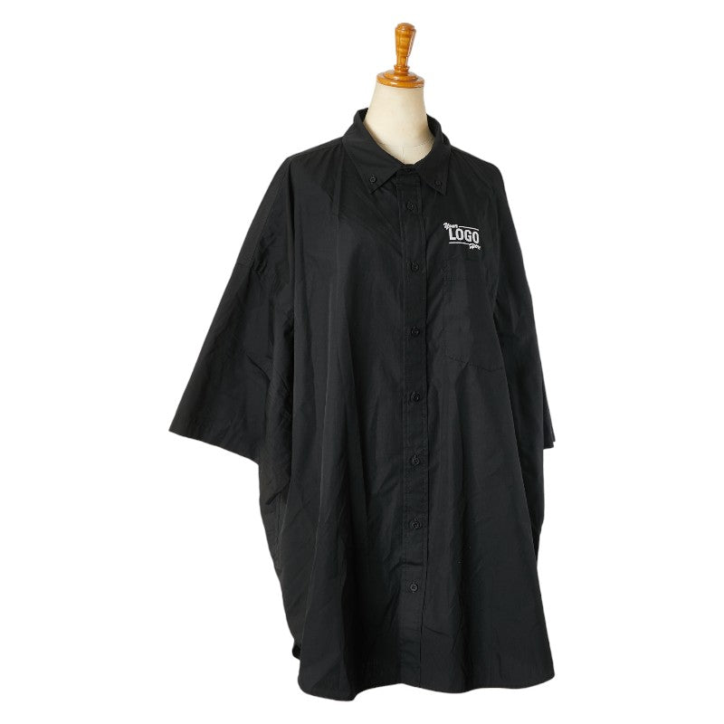 balenciaga Oversized Shirt Polyester Cotton Black