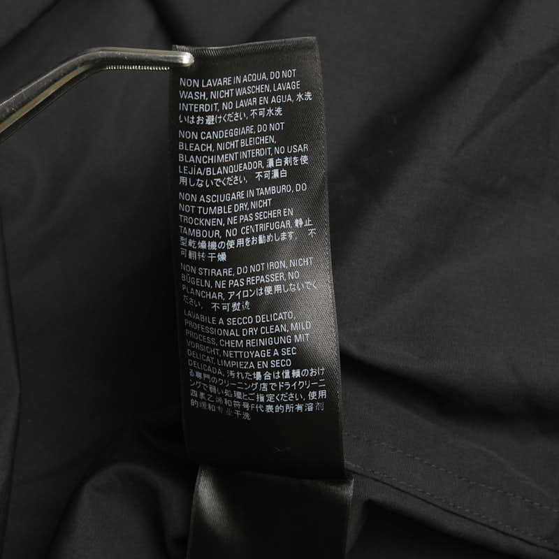 balenciaga Oversized Shirt Polyester Cotton Black