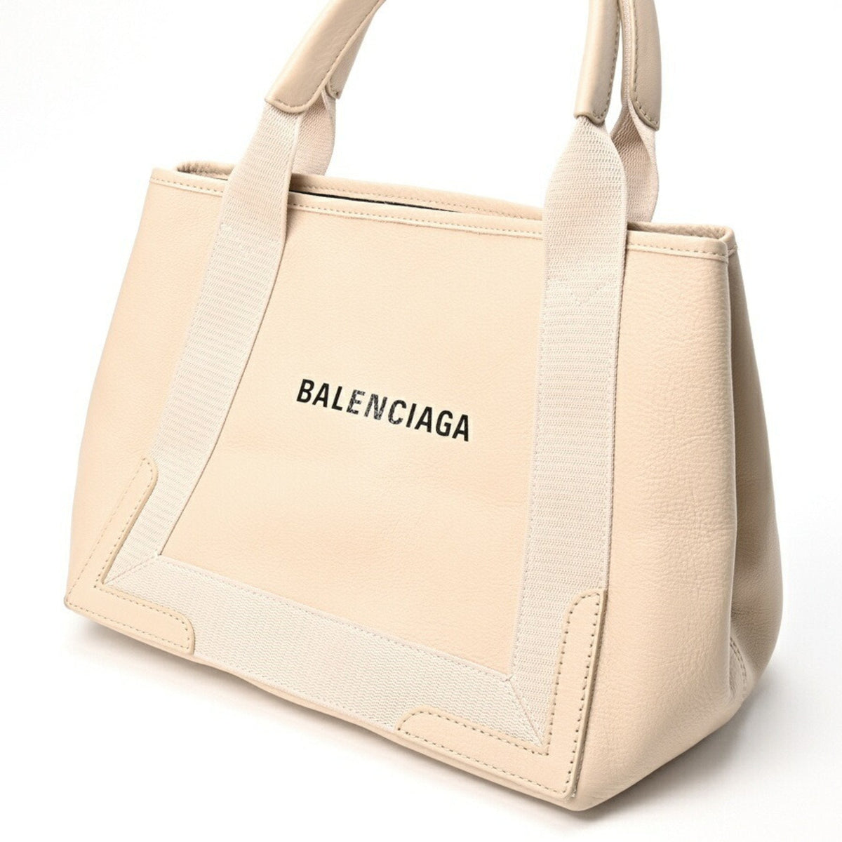 balenciaga Navy Cabas Tote