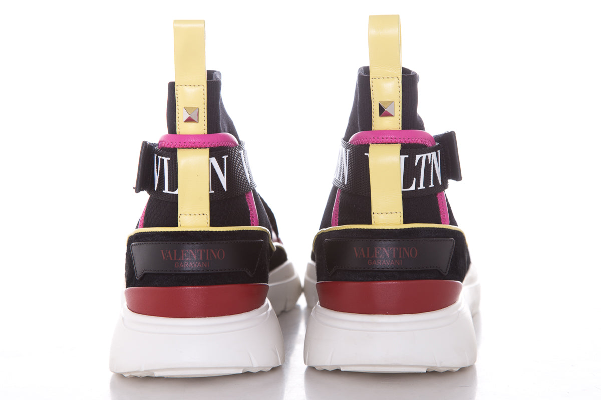 Valentino Garavani Black & Multi Sneaker SZ 40