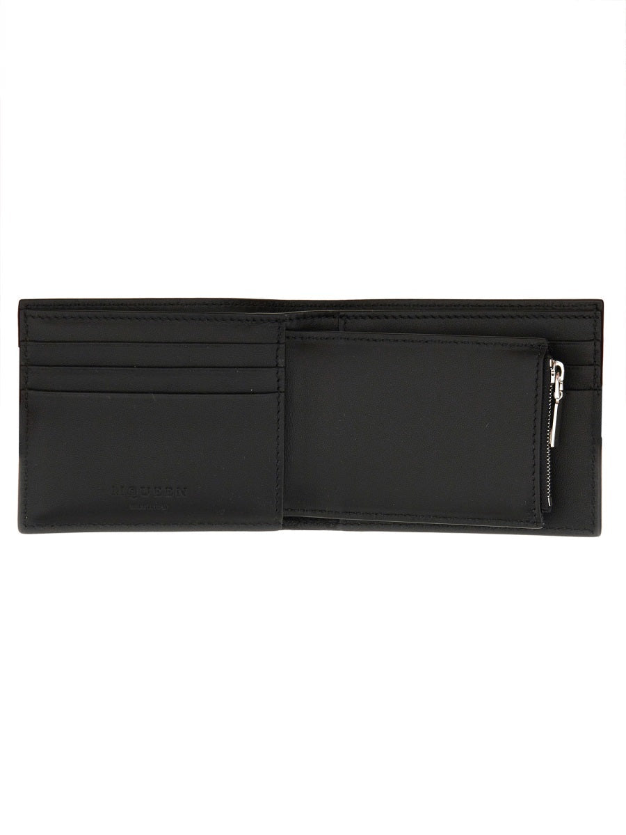 Alexander Mcqueen Men Wallet With Logo