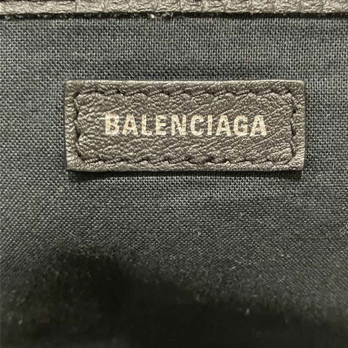 balenciaga Navy Cabas Handbag