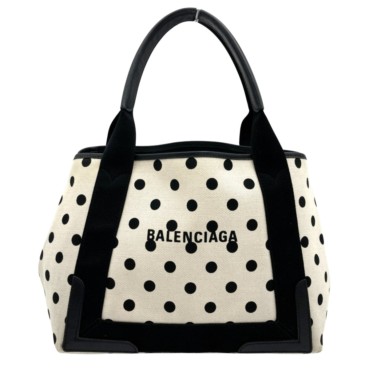 balenciaga Navy Cabas Tote