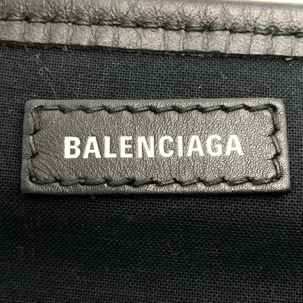 balenciaga Navy Cabas Tote