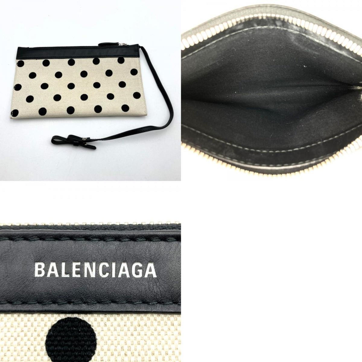 balenciaga Navy Cabas Tote