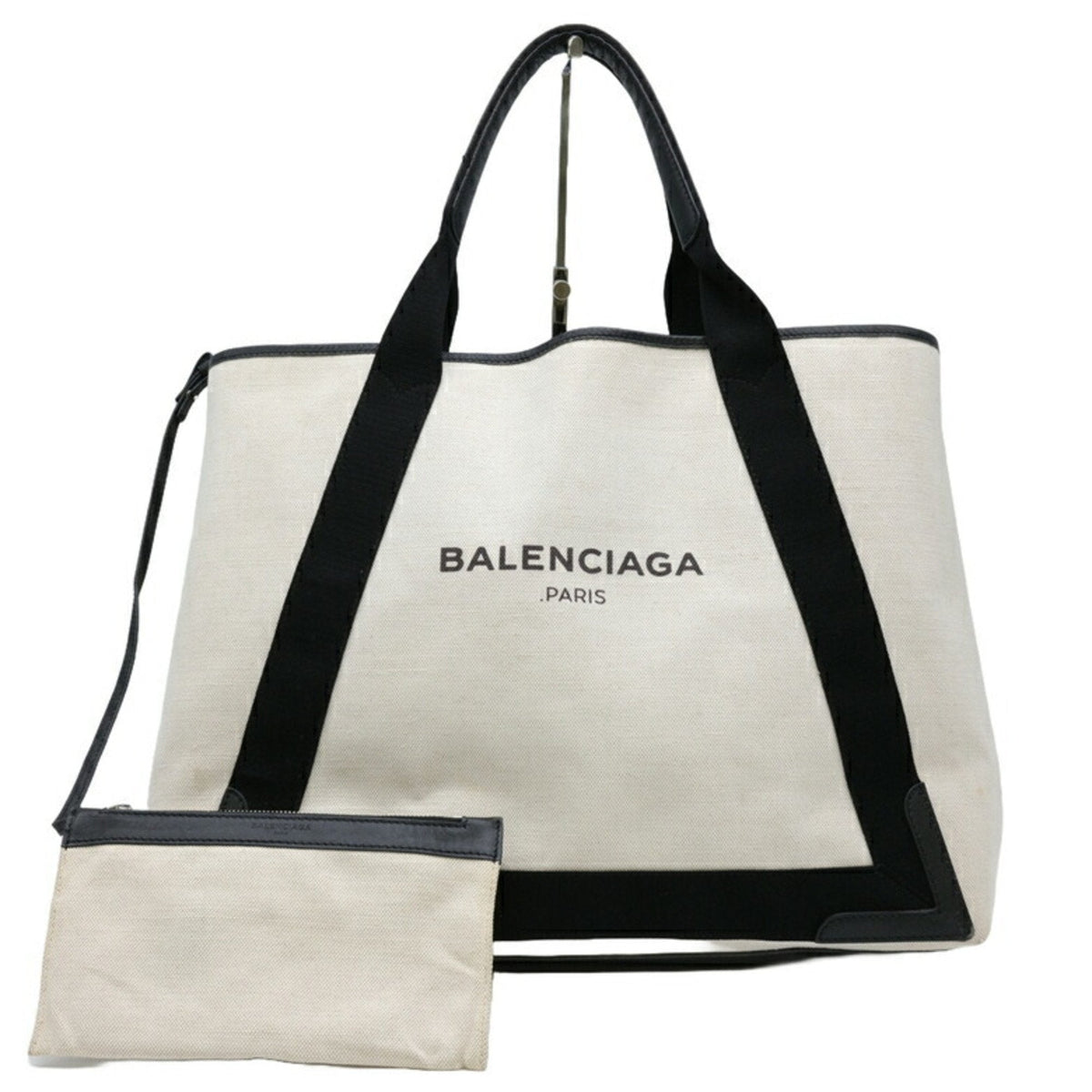balenciaga Navy Cabas Tote