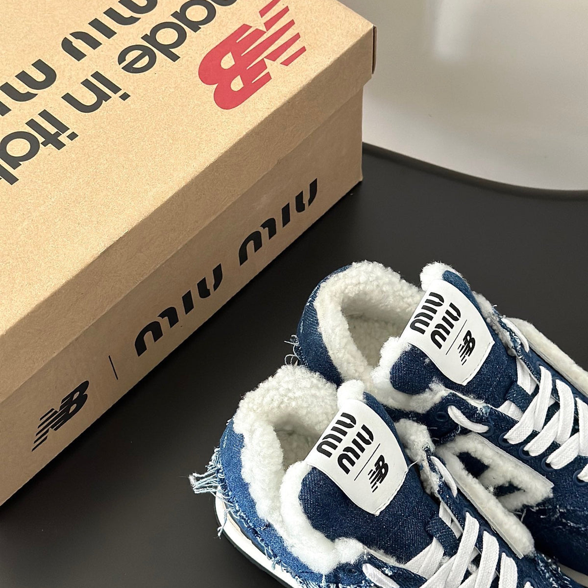 MIU M x NEW BALANCE TRAINERS