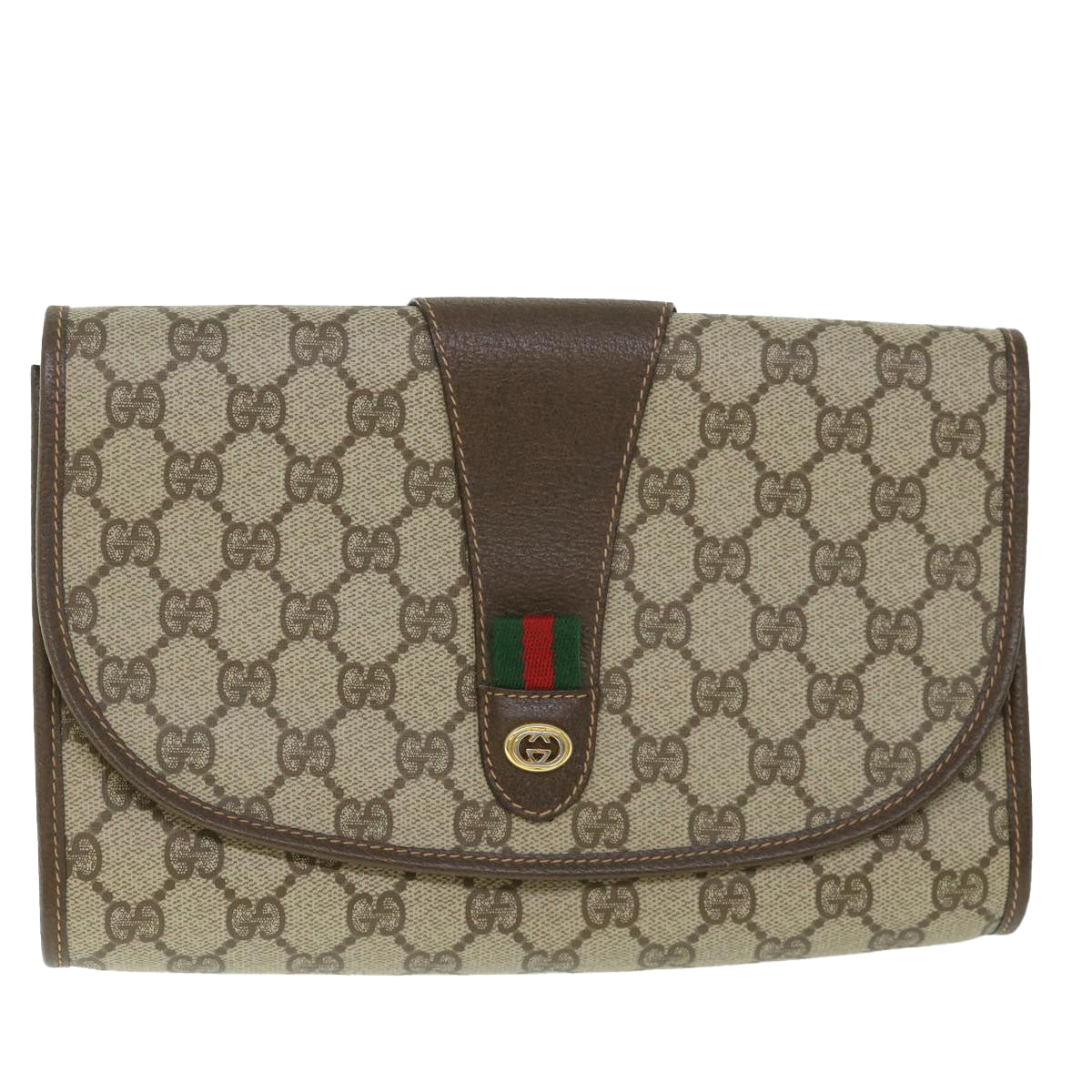 GUCCI GG canvas Clutch Bag