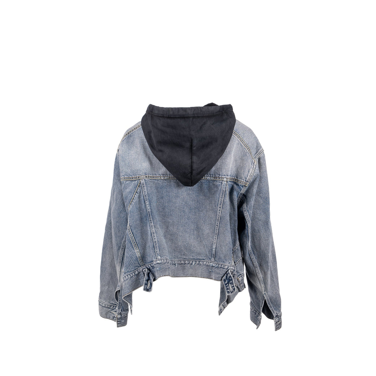 balenciaga size 38 denim jacket blue