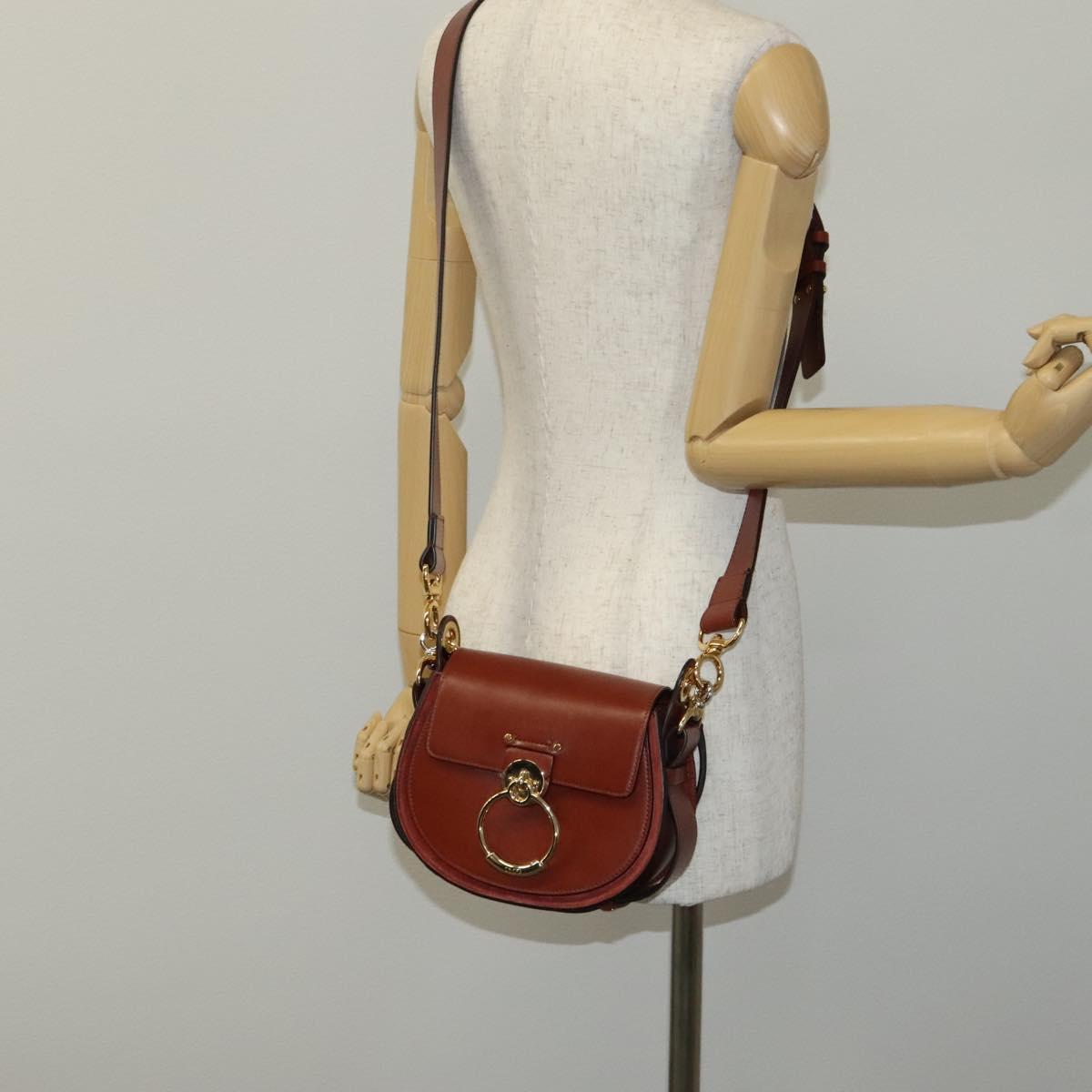 Chloe Tess Shoulder Bag Leather 2way White 110313