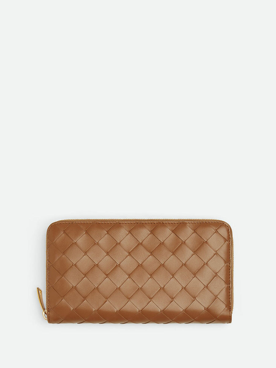 Bottega Veneta Women Portafoglio Intrecciato Grande Con Zip