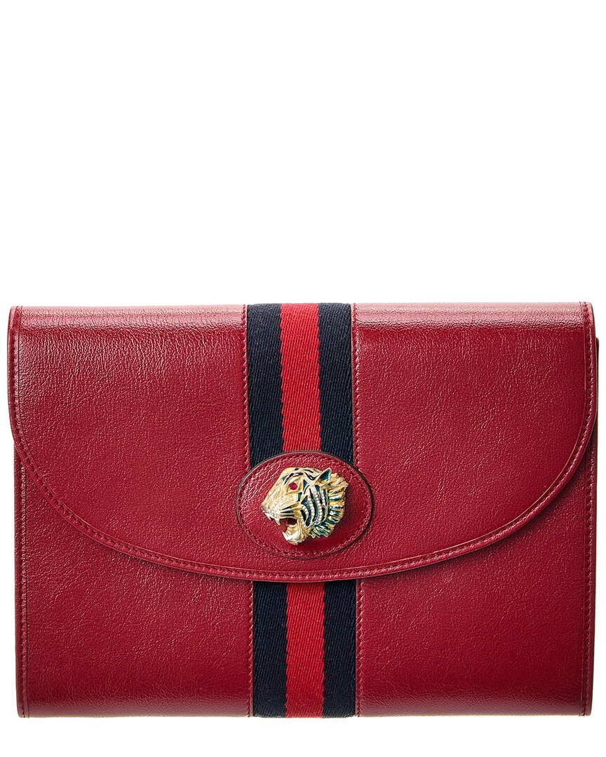 Gucci Rajah Web Leather Crossbody