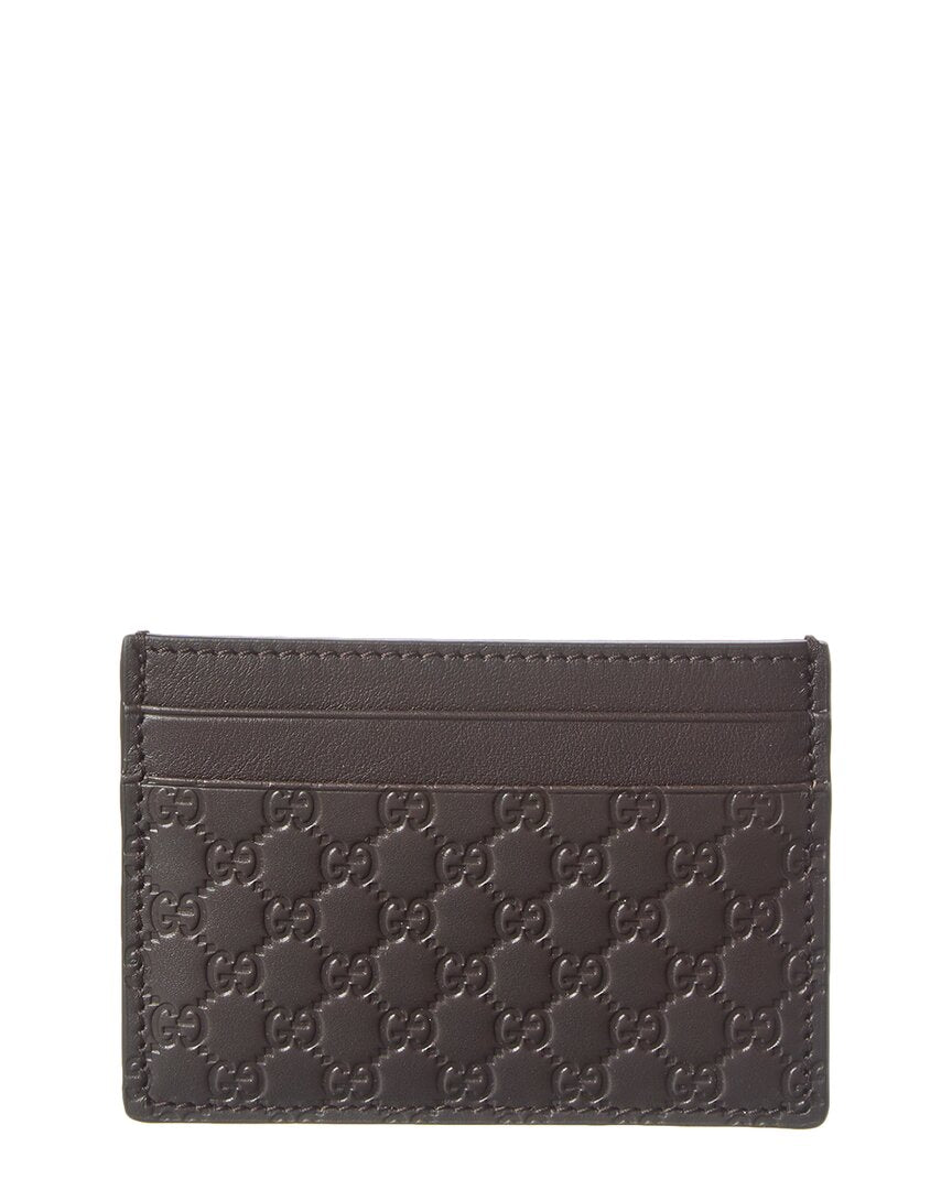 Gucci Gg Leather Card Holder