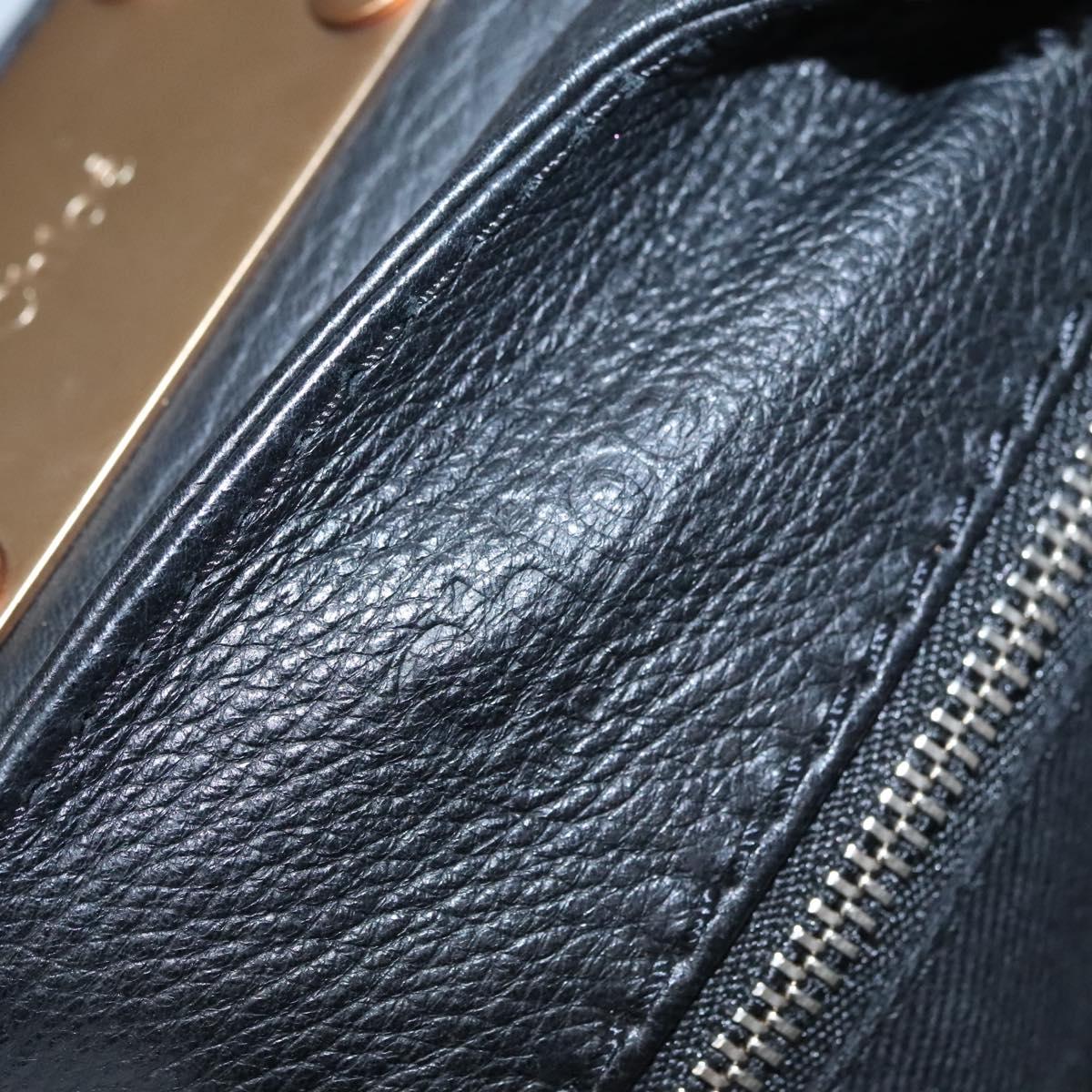 Chloe Paddington Hand Bag Leather Black 113639