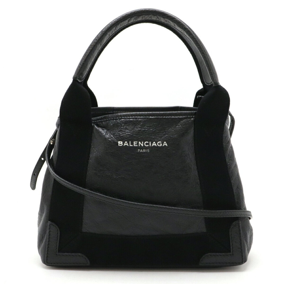 balenciaga Navy Cabas Tote