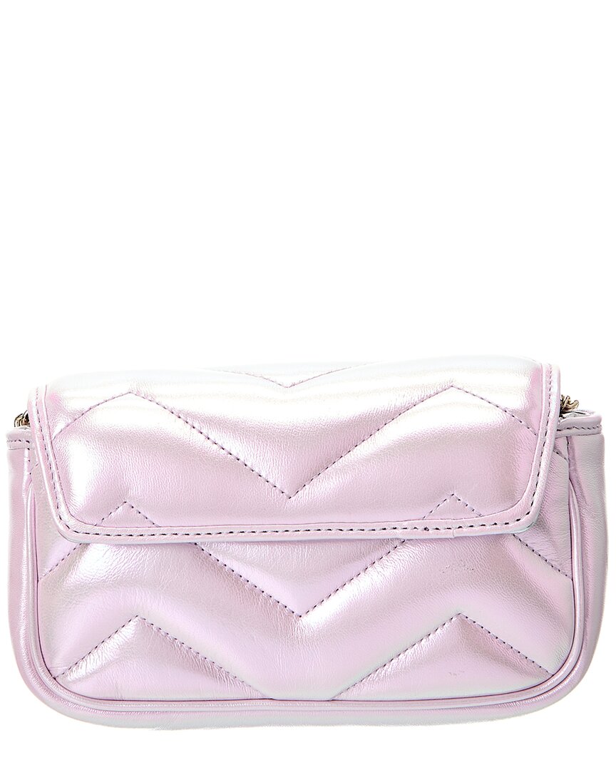 Gucci Gg Marmont Super Mini Matelasse Leather Shoulder Bag