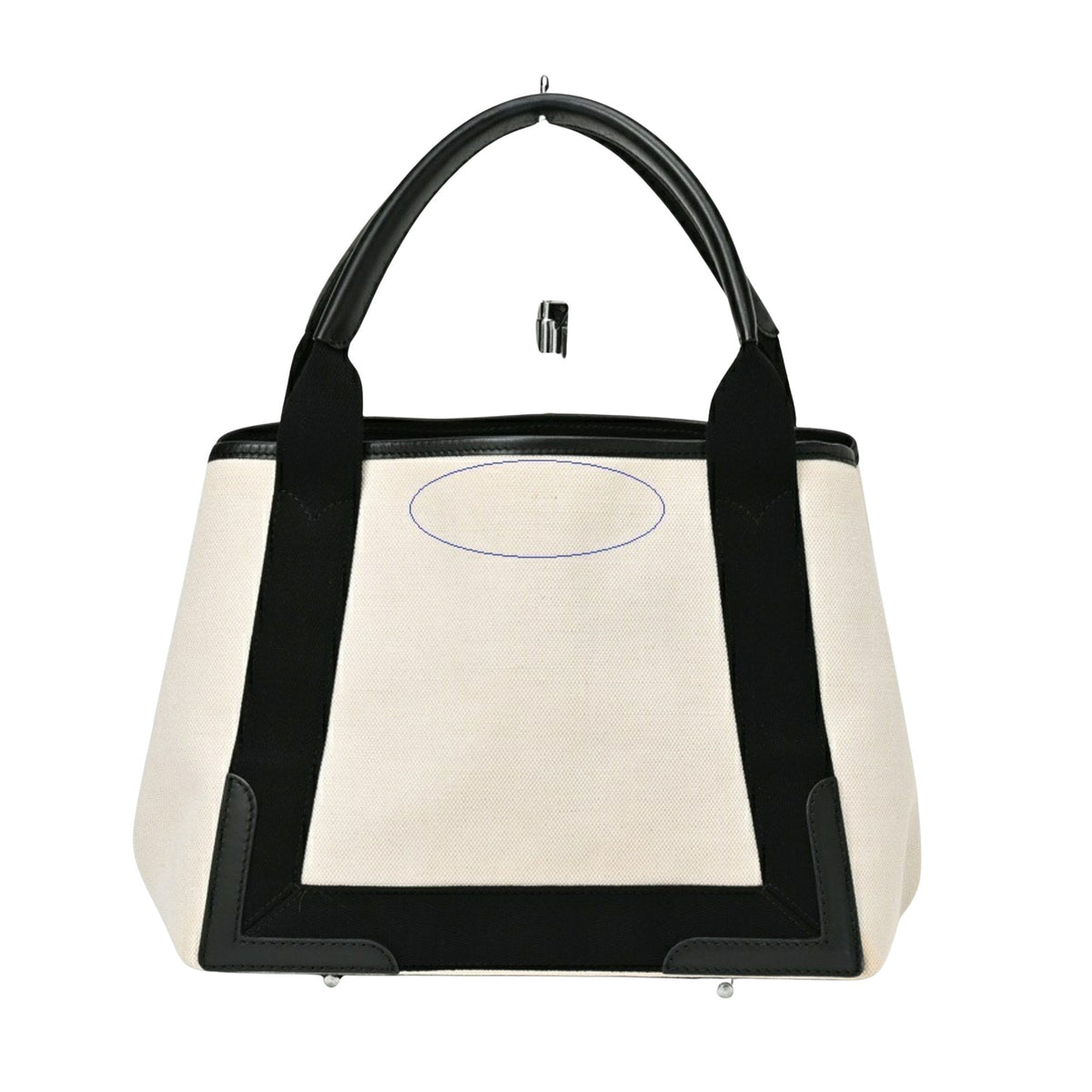 balenciaga Navy Cabas Tote