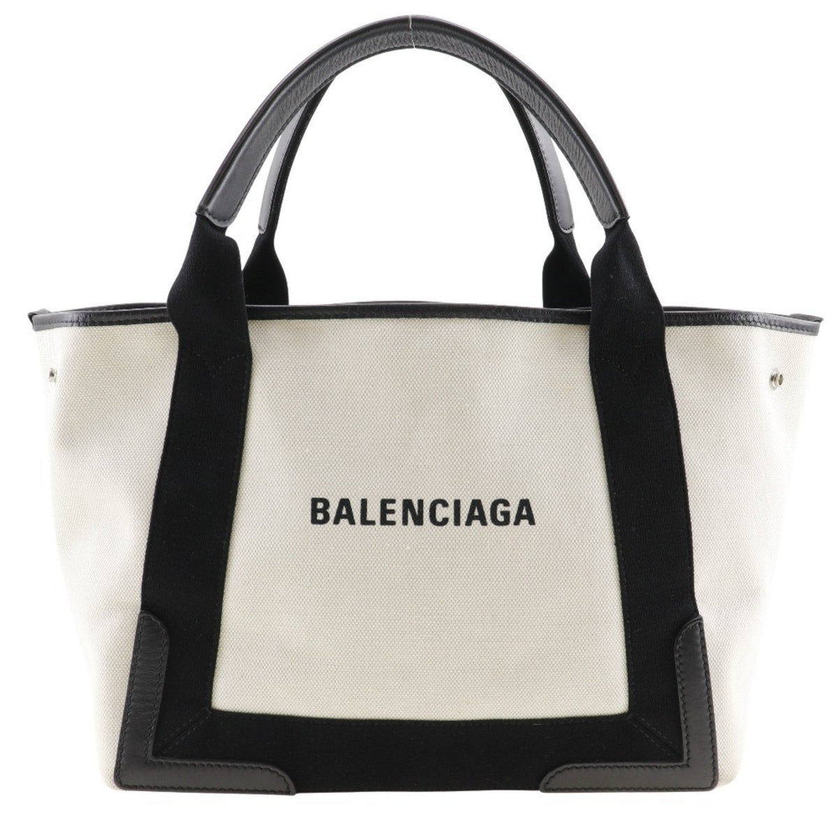 balenciaga Navy Cabas Tote
