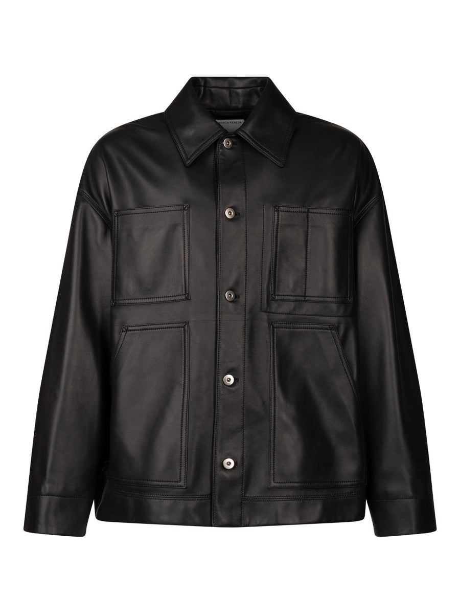 Bottega Veneta Men Giacca In Pelle
