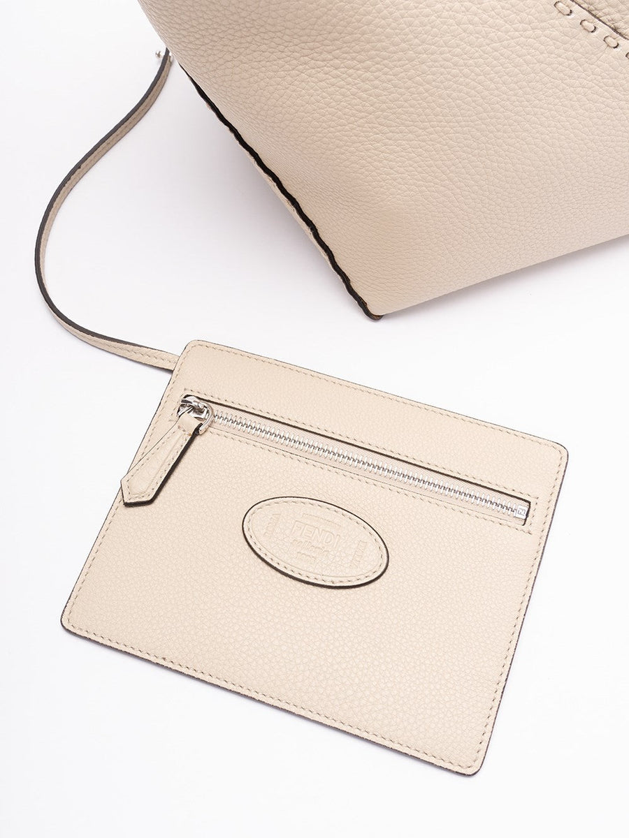 Fendi Men `Selleria Diag` Small Shopper